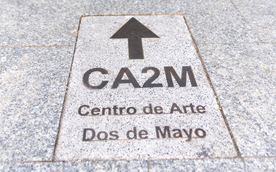 Acceso al Museo CA2M de la Comunidad de Madrid