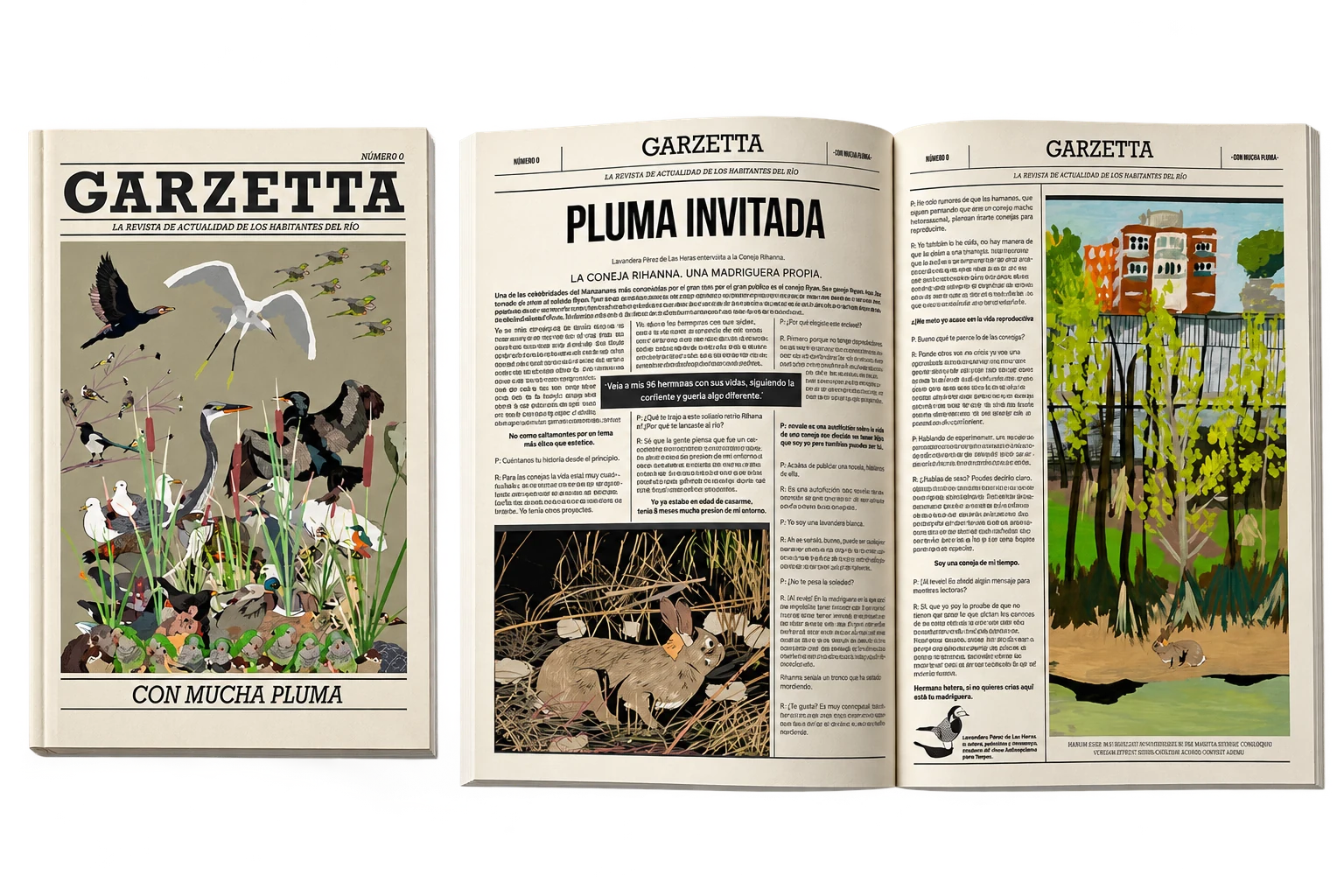 GARZETTA, revista ilustrada sobre los habitantes del río Manzanares